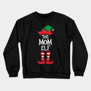 Mom Elf Matching Family Christmas Crewneck Sweatshirt